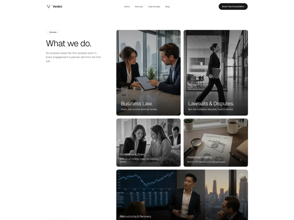 Verdict Legal Website Template Verdict Legal Template for Next.js and Astro