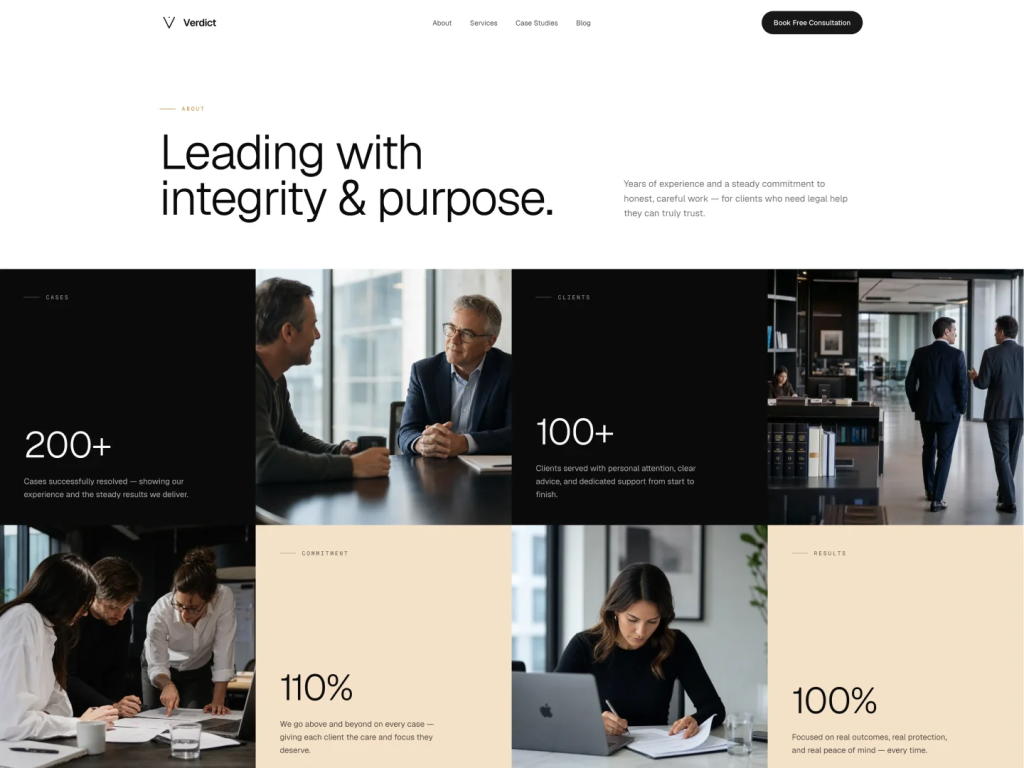 Verdict Legal Website Template Verdict Legal Template for Next.js and Astro