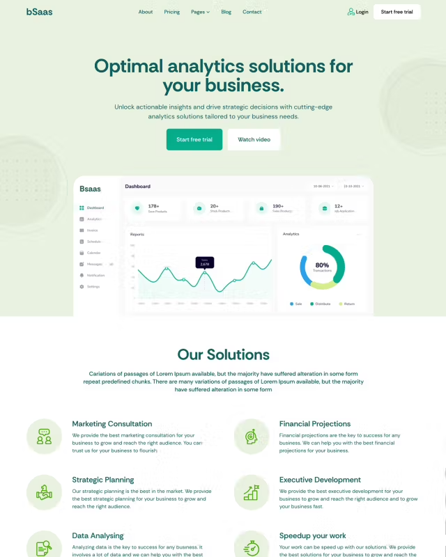 bSaaS Template bSaaS Template - Tailwind Astro Template