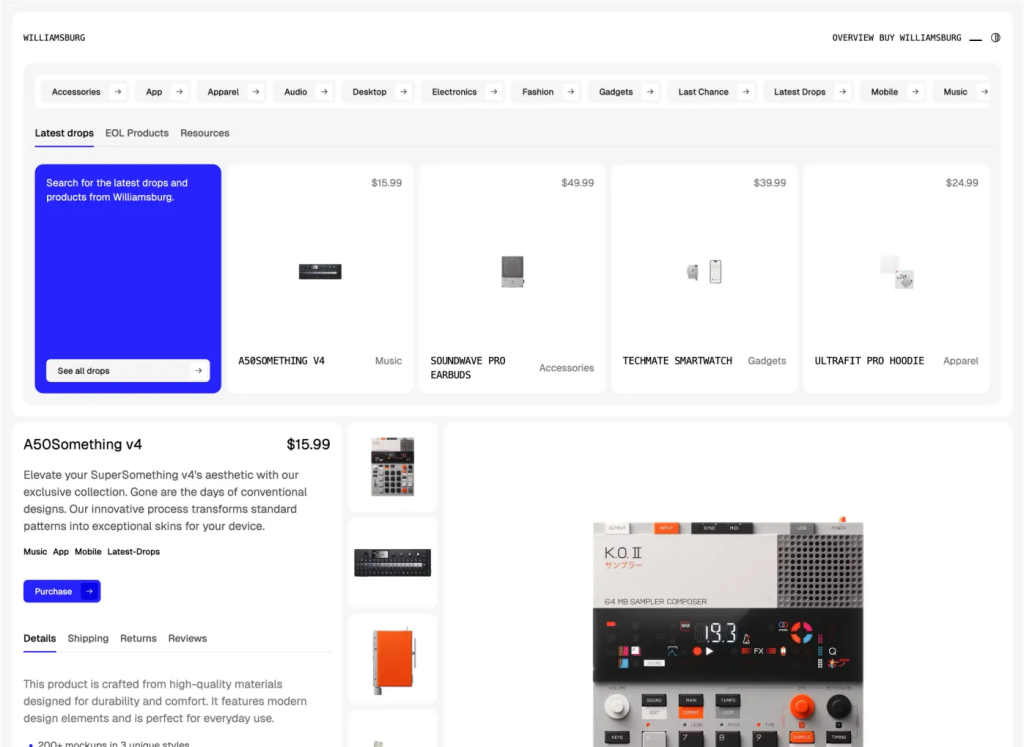 Williamsburg Astro Template